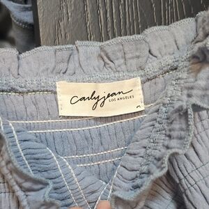 Carly Jean Los Angeles Blue Midi Dress